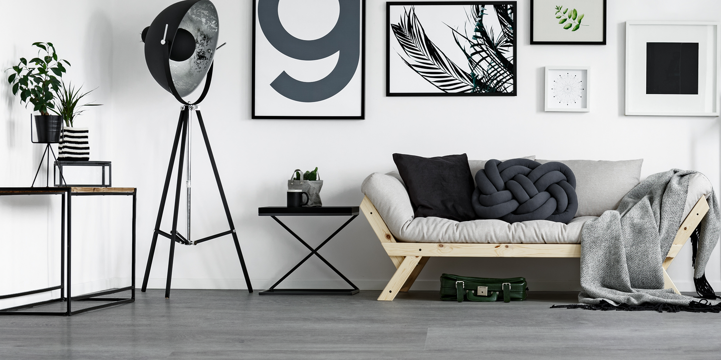 Revêtement de sol en lames vinyle SPC (Clipsable)